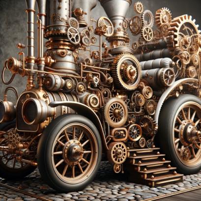 Steampunk Vehicle Inventor