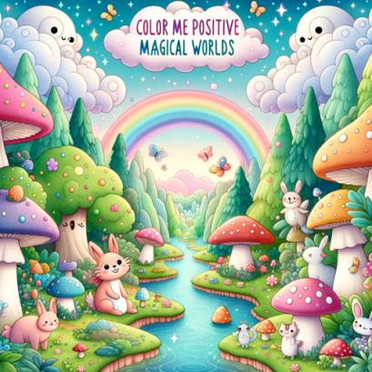 Color Me Positive Magical Worlds - GPTSio
